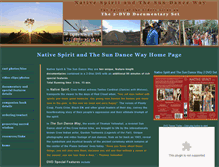 Tablet Screenshot of nativespiritinfo.com